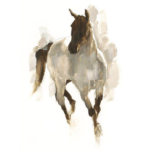Custom Rustic Horse I Black Modern Wood Framed Art Print by Harper, Ethan