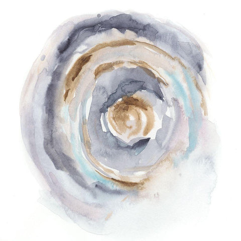 Cloud Nebula II Black Modern Wood Framed Art Print by Harper, Ethan