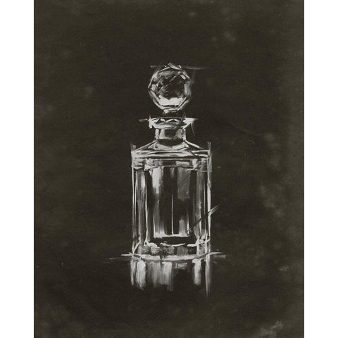 Crystal Barware I White Modern Wood Framed Art Print by Harper, Ethan