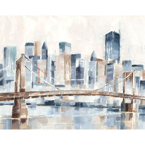 Blue Hour II Black Modern Wood Framed Art Print by Harper, Ethan