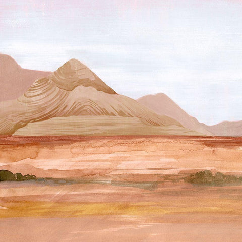 Desert Formation I Gold Ornate Wood Framed Art Print with Double Matting by Parker, Jennifer Paxton