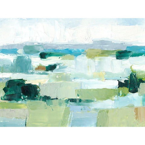 Cool Summer II Black Modern Wood Framed Art Print by Harper, Ethan