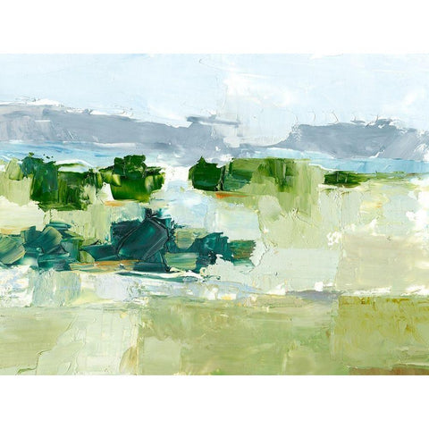 Warm Spring II Black Modern Wood Framed Art Print by Harper, Ethan