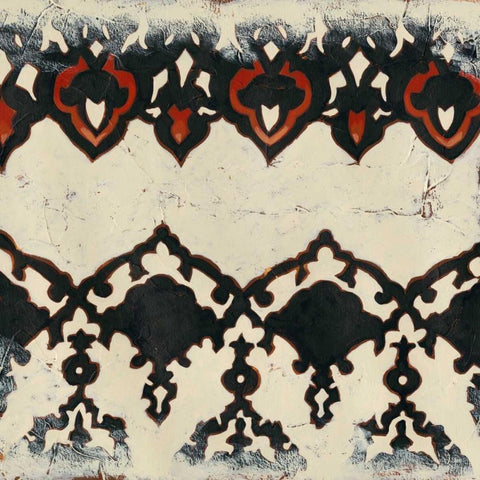 Bolero III Black Modern Wood Framed Art Print by Zarris, Chariklia