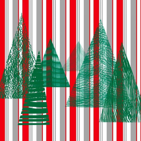 Oh Christmas Tree IV Black Modern Wood Framed Art Print by Gordon, Sharon