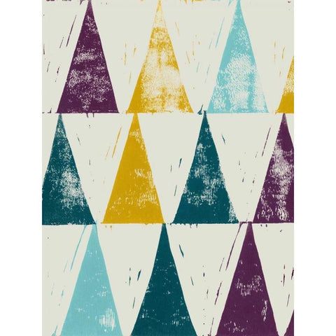 Harlequin Tryst I Gold Ornate Wood Framed Art Print with Double Matting by Popp, Grace