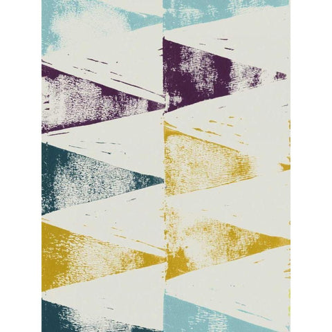 Harlequin Tryst II White Modern Wood Framed Art Print by Popp, Grace