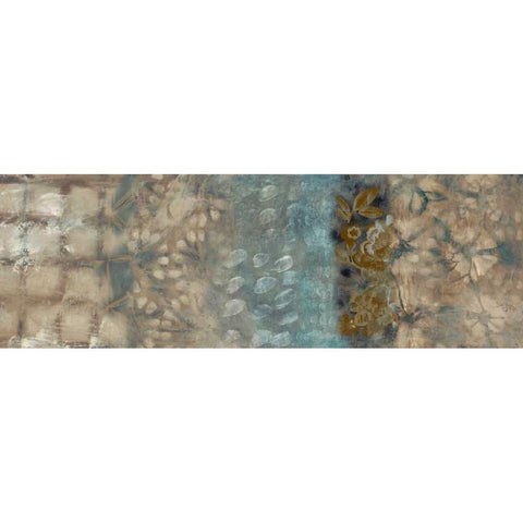 Shibori Panel II White Modern Wood Framed Art Print by Zarris, Chariklia