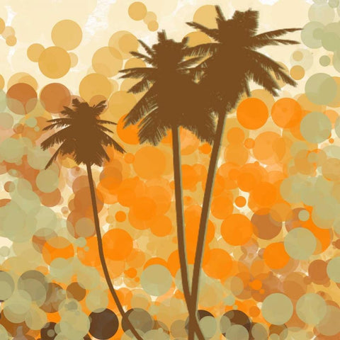 Sunshine Garden II Gold Ornate Wood Framed Art Print with Double Matting by Orlov, Irena