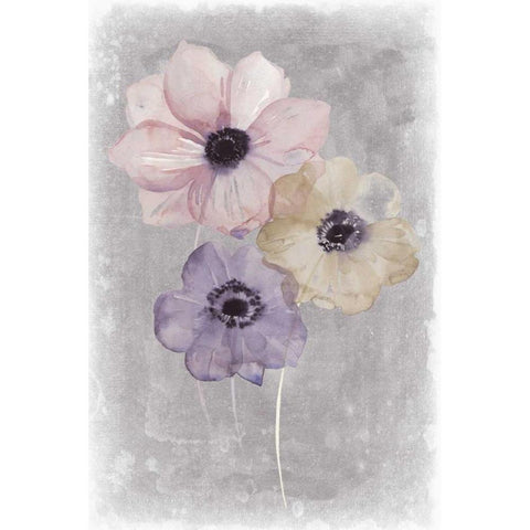 Floral Waltz II Gold Ornate Wood Framed Art Print with Double Matting by Popp, Grace
