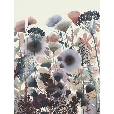 Twilight Blossoms I Gold Ornate Wood Framed Art Print with Double Matting by Popp, Grace