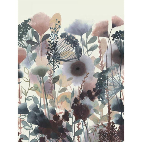 Twilight Blossoms II Gold Ornate Wood Framed Art Print with Double Matting by Popp, Grace