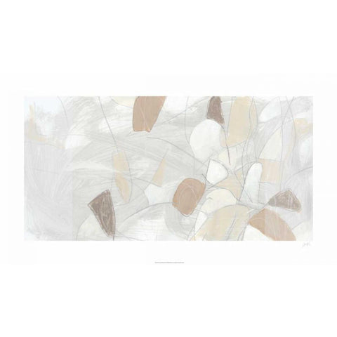 Inert Mosaic III Black Modern Wood Framed Art Print by Vess, June Erica