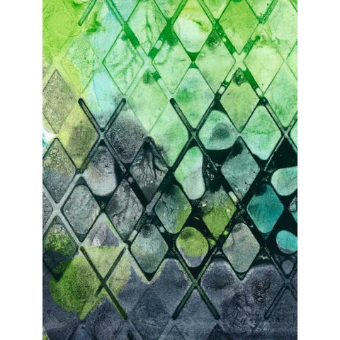 Dynamic Assembly II White Modern Wood Framed Art Print by Chandler, Sharon