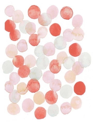 Candy Pattern I White Modern Wood Framed Art Print with Double Matting by Popp, Grace