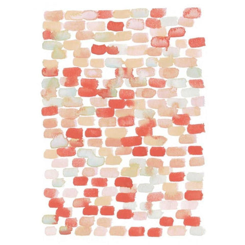 Candy Pattern II Black Modern Wood Framed Art Print with Double Matting by Popp, Grace
