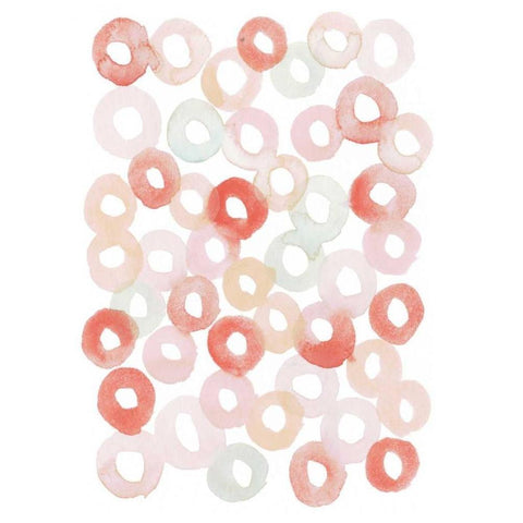 Candy Pattern III White Modern Wood Framed Art Print by Popp, Grace