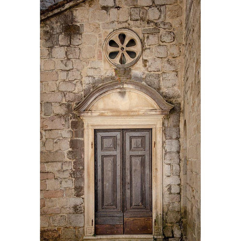 Distinguished Entrance - Kotor, Montenegro Black Modern Wood Framed Art Print by DeNardo, Laura