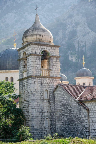 Morning Light I - Kotor, Montenegro Black Ornate Wood Framed Art Print with Double Matting by DeNardo, Laura