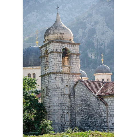 Morning Light I - Kotor, Montenegro Black Modern Wood Framed Art Print with Double Matting by DeNardo, Laura