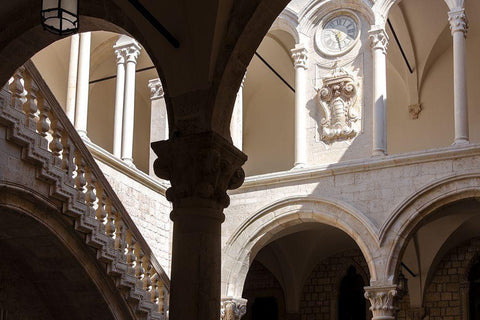 Inviting - Dubrovnik, Croatia Black Ornate Wood Framed Art Print with Double Matting by DeNardo, Laura