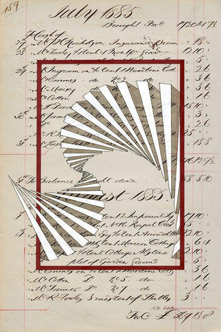 Journal Sketches XVIII Black Ornate Wood Framed Art Print with Double Matting by Galapon, Nikki