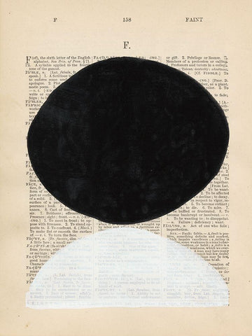 Modern Definition I White Modern Wood Framed Art Print with Double Matting by Stramel, Renee W.