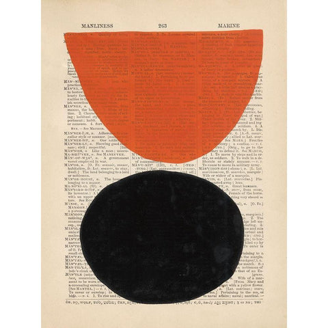 Modern Definition IV White Modern Wood Framed Art Print by Stramel, Renee W.