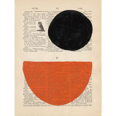 Modern Definition V Black Modern Wood Framed Art Print with Double Matting by Stramel, Renee W.