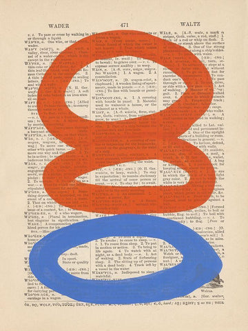 Modern Definition VI White Modern Wood Framed Art Print with Double Matting by Stramel, Renee W.