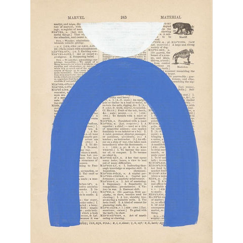 Modern Definition VIII White Modern Wood Framed Art Print by Stramel, Renee W.