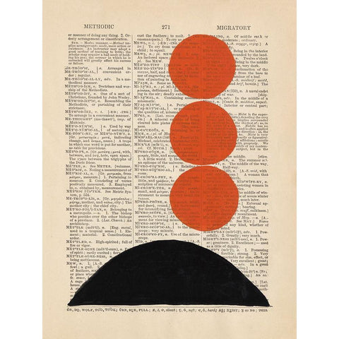 Modern Definition IX Black Modern Wood Framed Art Print with Double Matting by Stramel, Renee W.