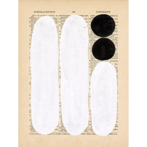 Modern Quotation I White Modern Wood Framed Art Print by Stramel, Renee W.