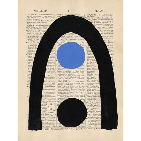 Modern Quotation III White Modern Wood Framed Art Print by Stramel, Renee W.