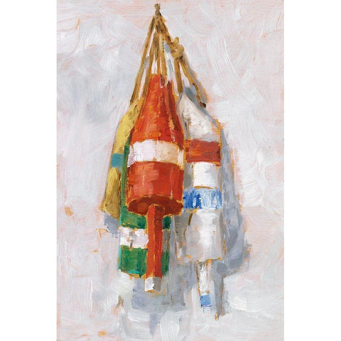 Boat Fenders I White Modern Wood Framed Art Print by Harper, Ethan