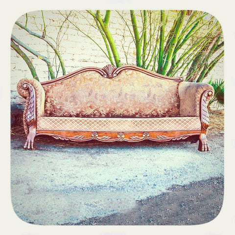 Vintage Office IX Gold Ornate Wood Framed Art Print with Double Matting by Brown, Thomas