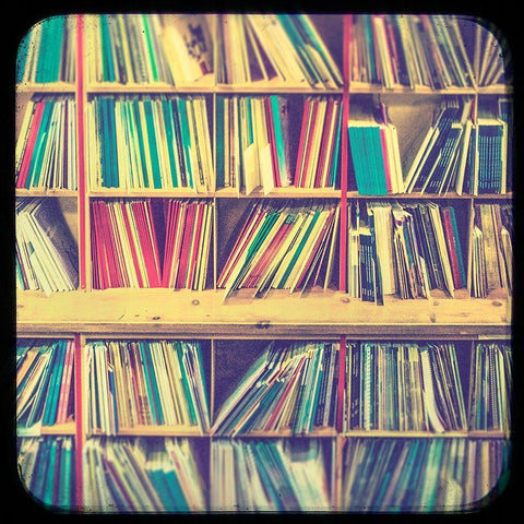 Vintage Office XIV Black Ornate Wood Framed Art Print with Double Matting by Brown, Thomas