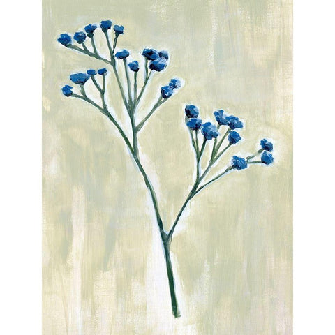 Neutral Stem I Gold Ornate Wood Framed Art Print with Double Matting by Warren, Annie