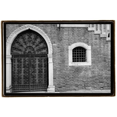 Venice Facade II White Modern Wood Framed Art Print by DeNardo, Laura