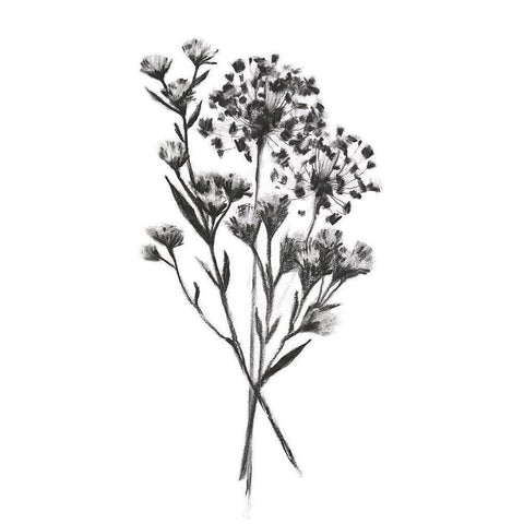 Wild Roadside Bouquet II Gold Ornate Wood Framed Art Print with Double Matting by Scarvey, Emma