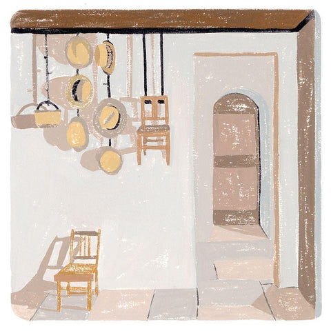 The Salty Breeze III Black Ornate Wood Framed Art Print with Double Matting by Wang, Melissa