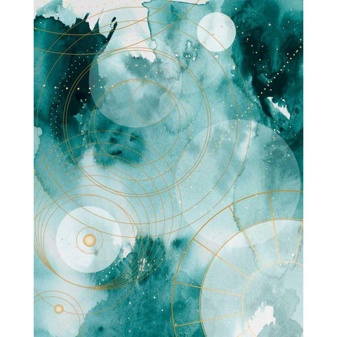 Magical Graduation Stars I White Modern Wood Framed Art Print by Parker, Jennifer Paxton