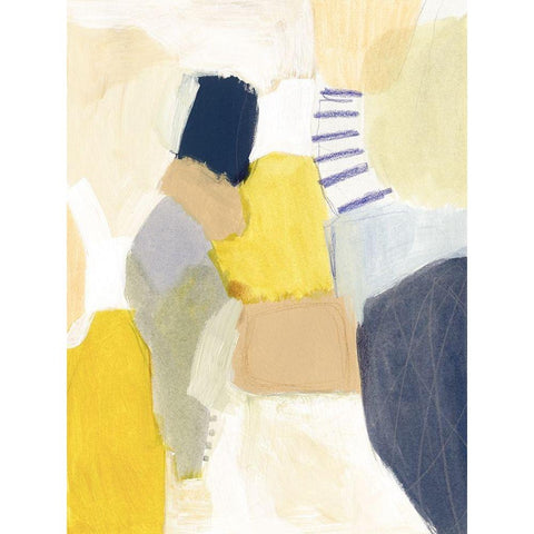 Trove I Black Modern Wood Framed Art Print by Barnes, Victoria