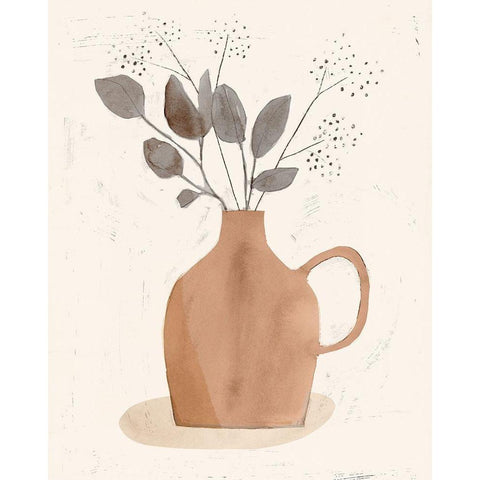 La Planta II Black Modern Wood Framed Art Print by Barnes, Victoria