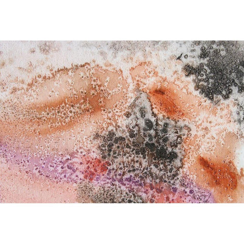 Textured Coast I Black Modern Wood Framed Art Print with Double Matting by Orlov, Irena