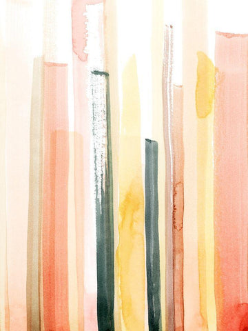 Coral Reach II Black Ornate Wood Framed Art Print with Double Matting by Popp, Grace