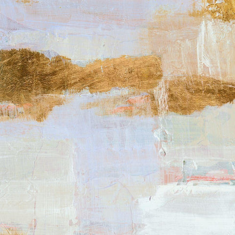 Reprieve I Gold Ornate Wood Framed Art Print with Double Matting by Barnes, Victoria