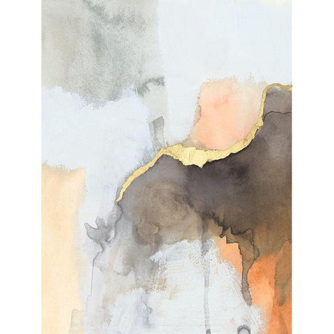 Cusp III Black Modern Wood Framed Art Print with Double Matting by Barnes, Victoria