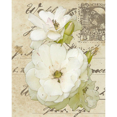 Wishing You Well I White Modern Wood Framed Art Print by Saunders, Alonzo