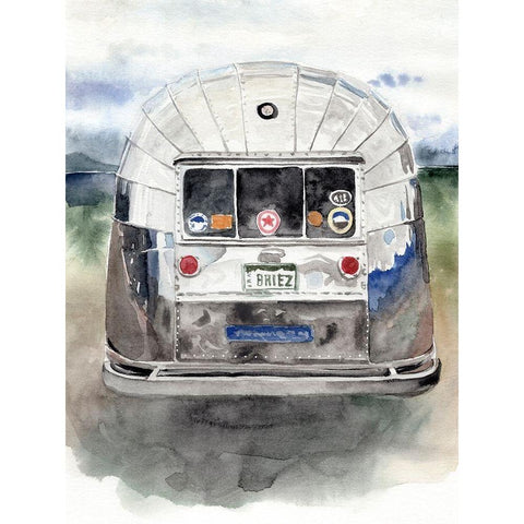 Rear Window II White Modern Wood Framed Art Print by Parker, Jennifer Paxton
